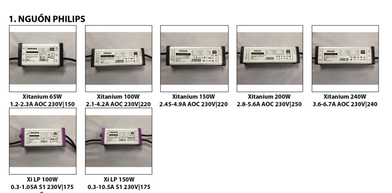 Nguồn led Philips